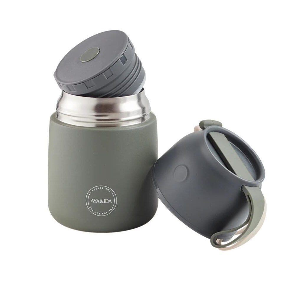 Food'ie to go madbeholder, Tropical Green - 500ml